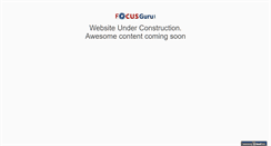 Desktop Screenshot of focusguru.com